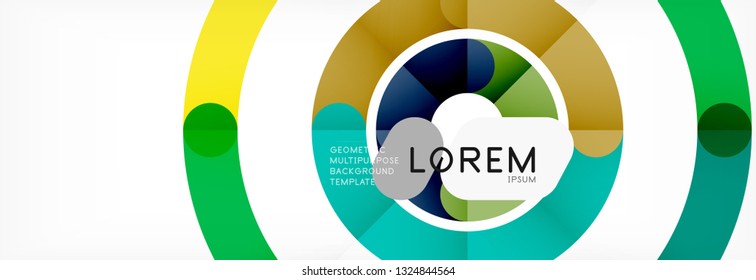 Modern geometrical abstract background design