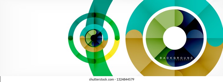 Modern geometrical abstract background design