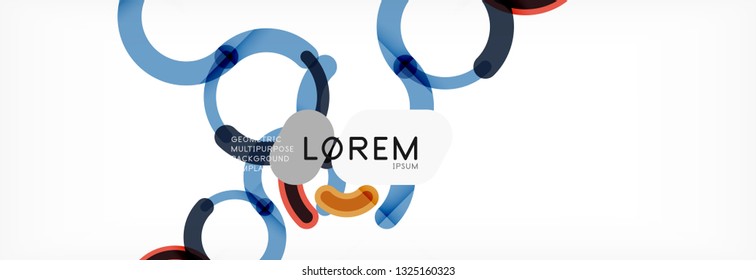 Modern geometrical abstract background design