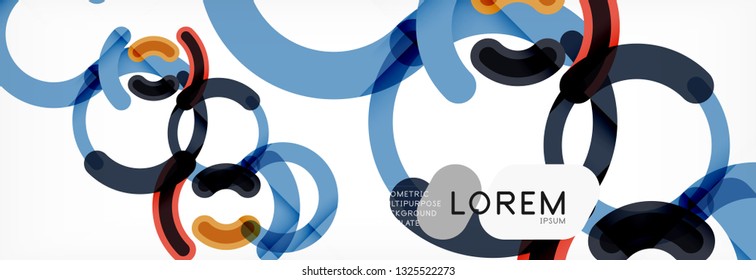 Modern geometrical abstract background design