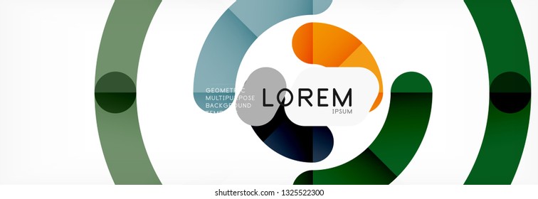 Modern geometrical abstract background design