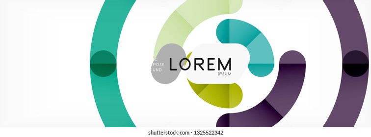 Modern geometrical abstract background design