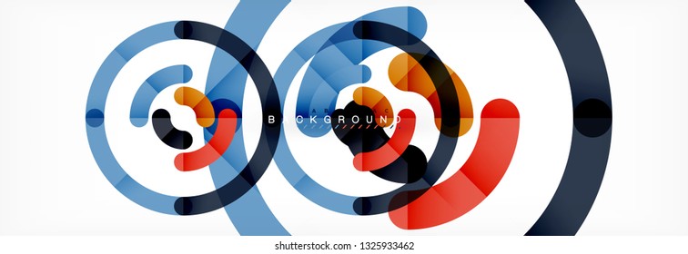 Modern geometrical abstract background design