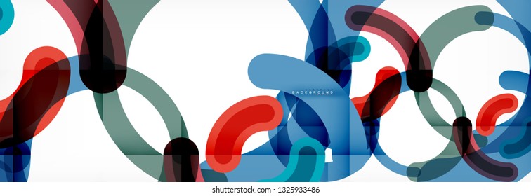 Modern geometrical abstract background design