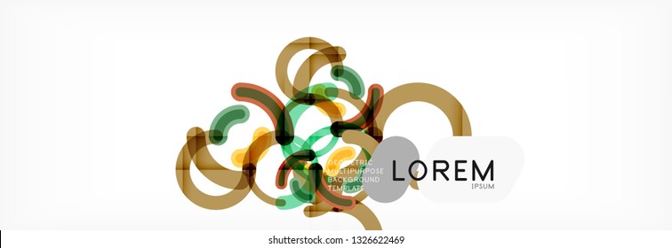 Modern geometrical abstract background design