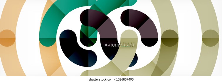 Modern geometrical abstract background design