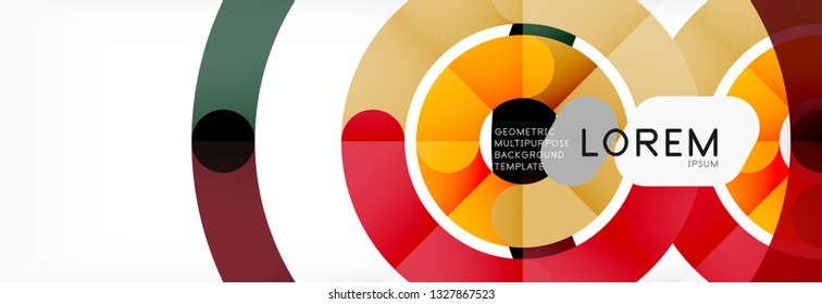 Modern geometrical abstract background design