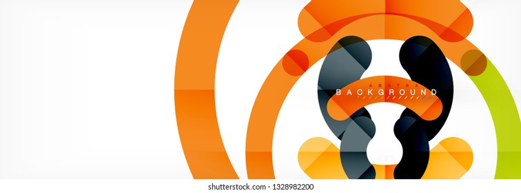 Modern geometrical abstract background design