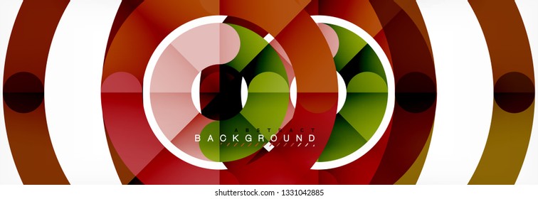 Modern geometrical abstract background design