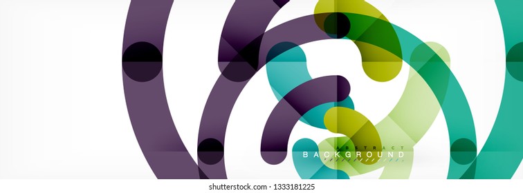 Modern geometrical abstract background design