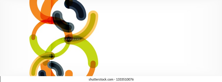 Modern geometrical abstract background design