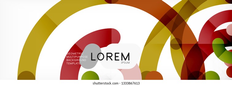 Modern geometrical abstract background design