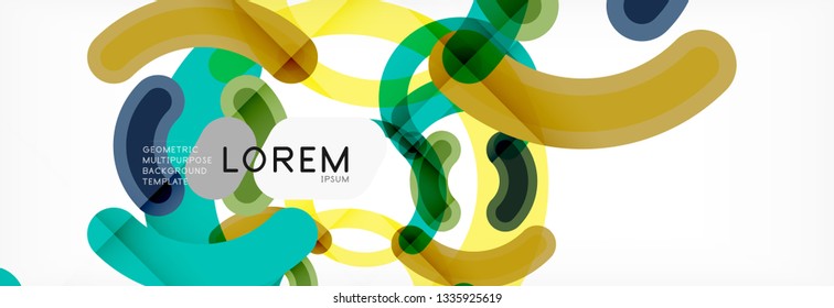 Modern geometrical abstract background design