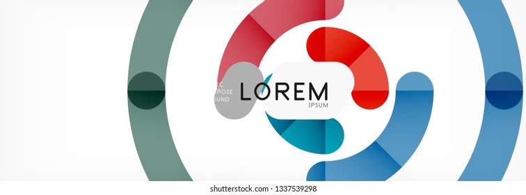 Modern geometrical abstract background design