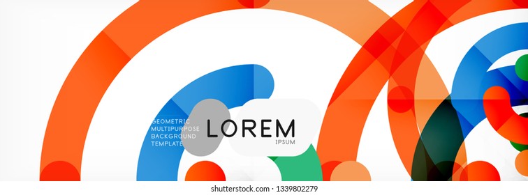 Modern geometrical abstract background design