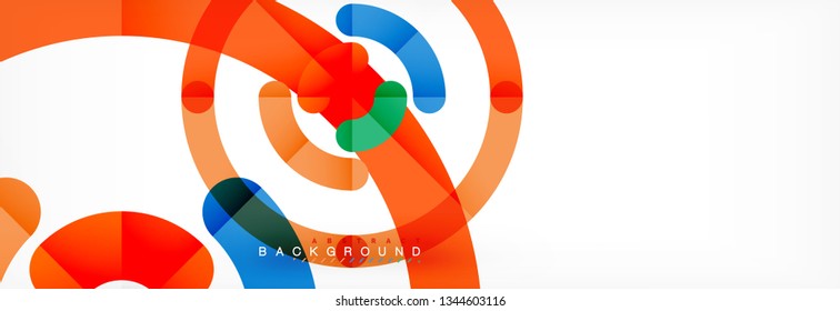 Modern geometrical abstract background design
