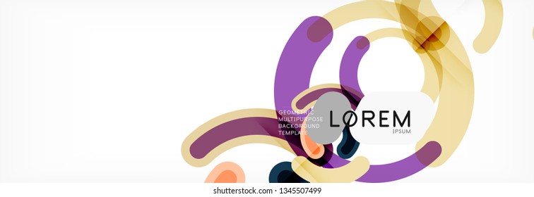 Modern geometrical abstract background design