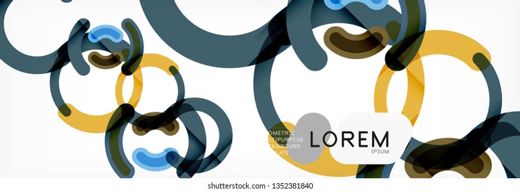 Modern geometrical abstract background design