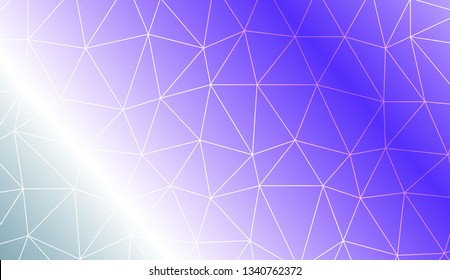 Modern geometrical abstract background with polygonal elements For your business, presentation, fashion print. Vector illustration. Creative gradient color