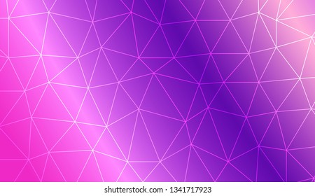 Modern geometrical abstract background with polygonal elements For textures or wallpaper. Vector illustration. Creative gradient color.