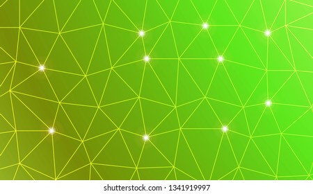 Modern geometrical abstract background with polygonal elements Template for wallpaper, interior design, decoration, scrapbooking page. Vector illustration. Creative gradient color