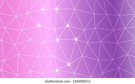 Modern geometrical abstract background with polygonal elements Template for wallpaper, interior design, decoration, scrapbooking page. Vector illustration. Creative gradient color