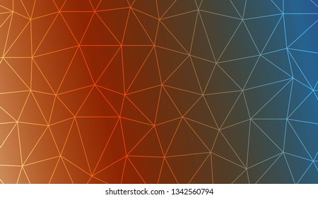 Modern geometrical abstract background with polygonal elements For your business, presentation, fashion print. Vector illustration. Creative gradient color