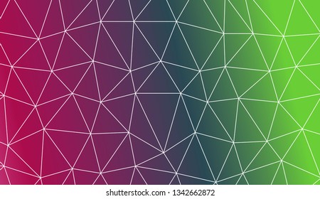 Modern geometrical abstract background with polygonal elements For your business, presentation, fashion print. Vector illustration. Creative gradient color