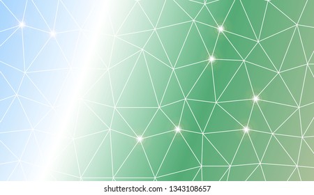 Modern geometrical abstract background with polygonal elements For your business, presentation, fashion print. Vector illustration. Creative gradient color