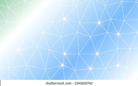 Modern geometrical abstract background with polygonal elements For your business, presentation, fashion print. Vector illustration. Creative gradient color