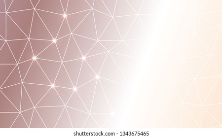 Modern geometrical abstract background with polygonal elements For your business, presentation, fashion print. Vector illustration. Creative gradient color