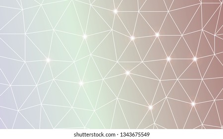 Modern geometrical abstract background with polygonal elements For your business, presentation, fashion print. Vector illustration. Creative gradient color