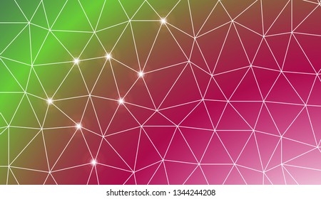 Modern geometrical abstract background with polygonal elements For your business, presentation, fashion print. Vector illustration. Creative gradient color