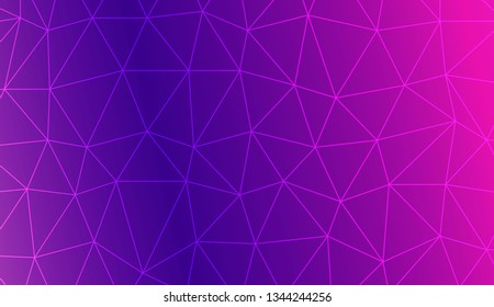 Modern geometrical abstract background with polygonal elements For textures or wallpaper. Vector illustration. Creative gradient color.