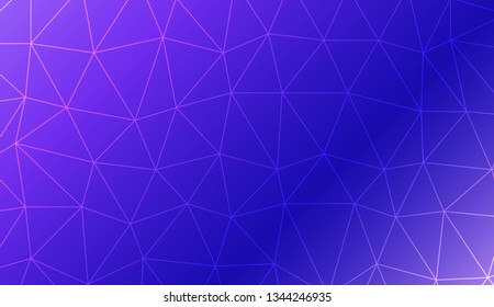 Modern geometrical abstract background with polygonal elements For textures or wallpaper. Vector illustration. Creative gradient color.