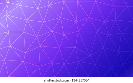 Modern geometrical abstract background with polygonal elements For textures or wallpaper. Vector illustration. Creative gradient color.