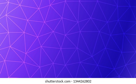 Modern geometrical abstract background with polygonal elements For textures or wallpaper. Vector illustration. Creative gradient color.