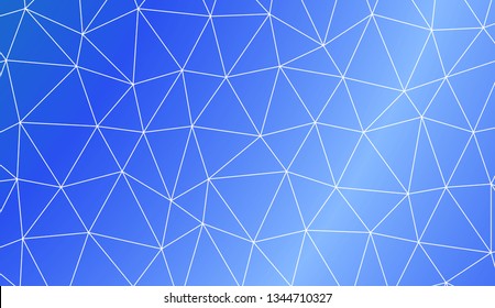 Modern geometrical abstract background with polygonal elements For textures or wallpaper. Vector illustration. Creative gradient color.