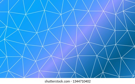 Modern geometrical abstract background with polygonal elements For textures or wallpaper. Vector illustration. Creative gradient color.