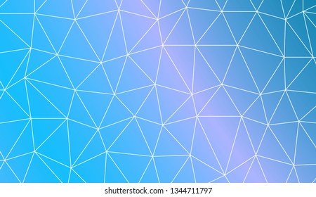 Modern geometrical abstract background with polygonal elements For textures or wallpaper. Vector illustration. Creative gradient color.