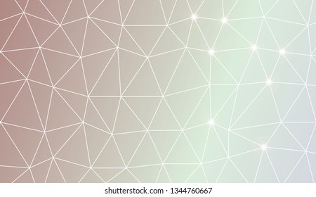 Modern geometrical abstract background with polygonal elements For your business, presentation, fashion print. Vector illustration. Creative gradient color