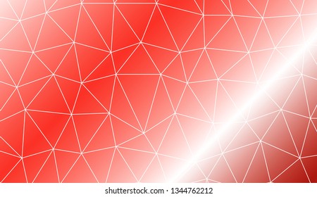 Modern geometrical abstract background with polygonal elements Template for wallpaper, interior design, decoration, scrapbooking page. Vector illustration. Creative gradient color