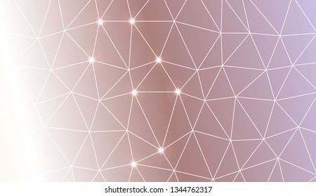 Modern geometrical abstract background with polygonal elements For your business, presentation, fashion print. Vector illustration. Creative gradient color