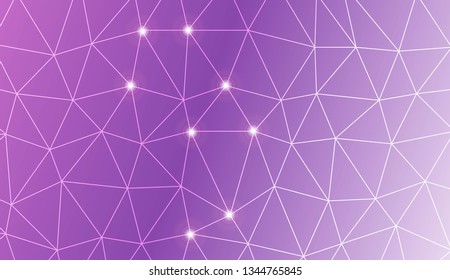 Modern geometrical abstract background with polygonal elements Template for wallpaper, interior design, decoration, scrapbooking page. Vector illustration. Creative gradient color