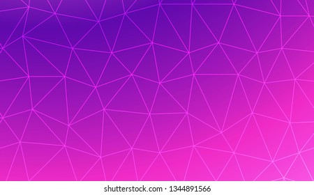 Modern geometrical abstract background with polygonal elements For textures or wallpaper. Vector illustration. Creative gradient color.