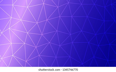 Modern geometrical abstract background with polygonal elements For textures or wallpaper. Vector illustration. Creative gradient color.