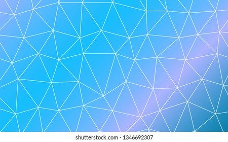 Modern geometrical abstract background with polygonal elements For textures or wallpaper. Vector illustration. Creative gradient color.
