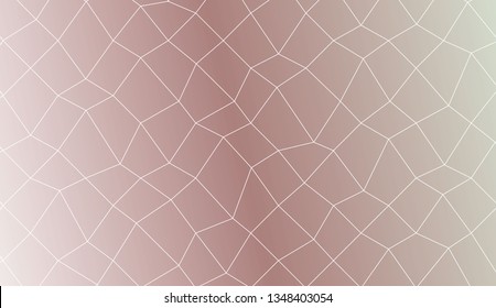 Modern geometrical abstract background with polygonal mesh elements Template for wallpaper, interior design, decoration, scrapbooking page. Vector illustration