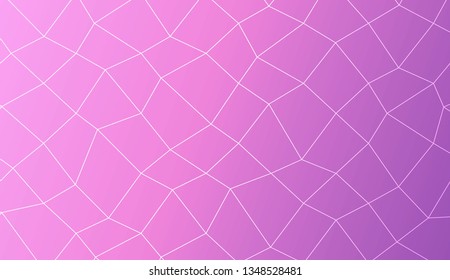 Modern geometrical abstract background with polygonal mesh elements Style for your business design. Vector illustration. Creative gradient color