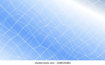 Modern geometrical abstract background with polygonal mesh elements Style for your business design. Vector illustration. Creative gradient color